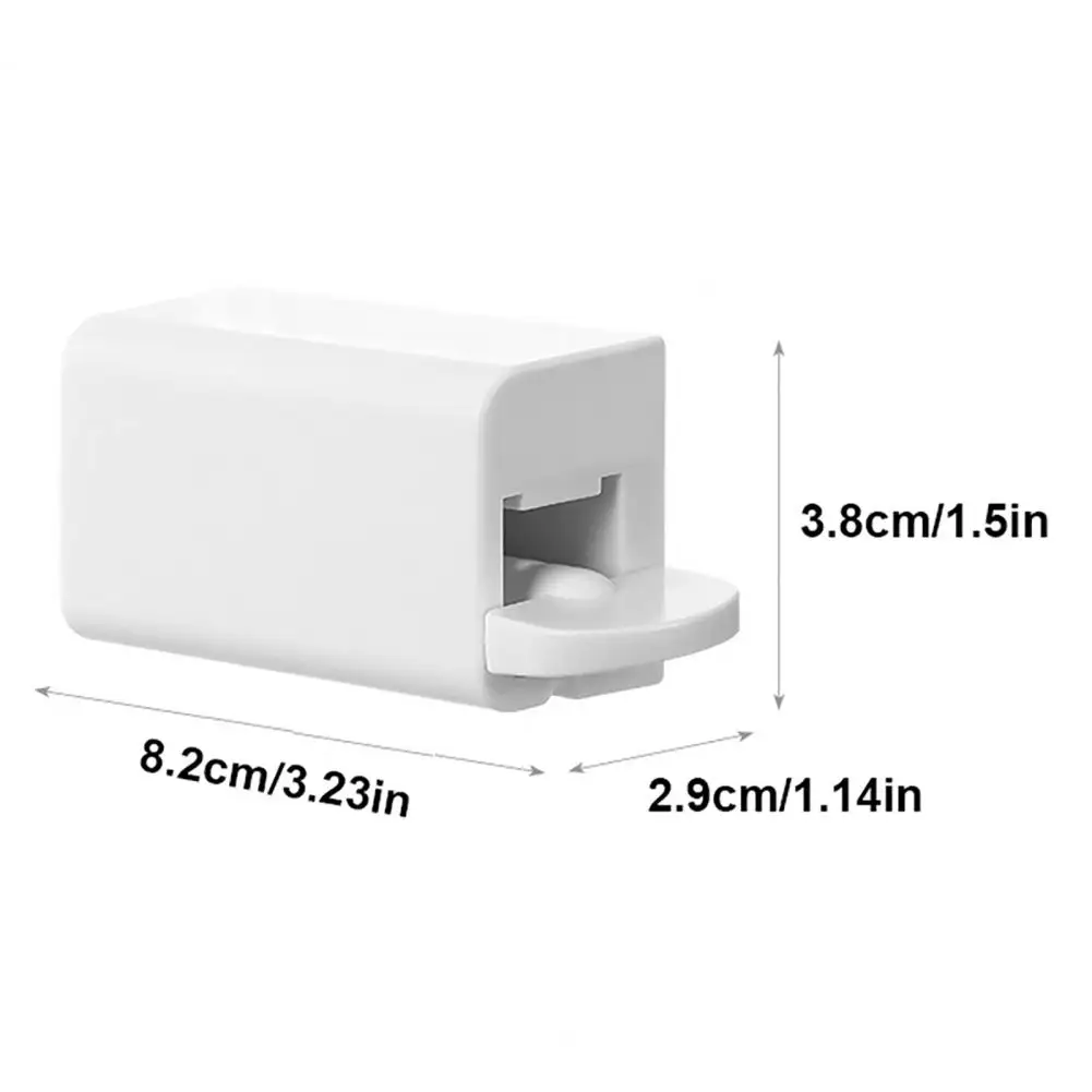 Wall Storage Organizer Toothpaste Squeezer Wall Mount Holder No Drill Adhesive Clamp Organizer Bathroom Countertop Tube Wringer