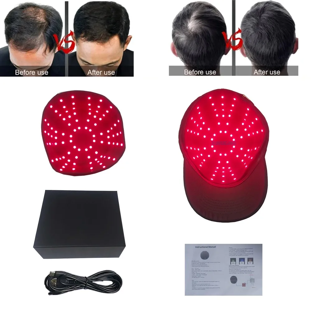 96pcs Red Light Therapy Cap Red Light Cap for Hair Fast Growth Infrared 660nm 850nm Regrowth Anti Hair Loss Relax Scalp Care Hat