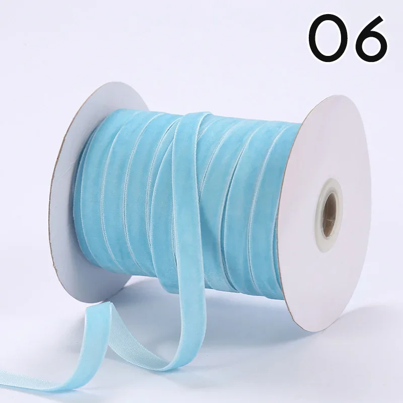 Бархатная лента 50 ярдов для заколок с бантиками для волос, подарочная упаковка, свадебный декор, поделки своими руками, сувениры для вечеринок, рождественские аксессуары на день Святого Валентина