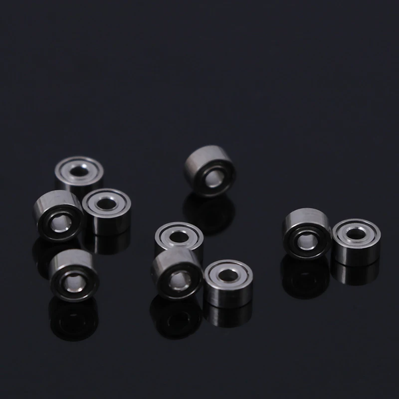 10Pcs 681XZZ 1.5x4x2mm Open Miniature Bearings Ball Mini Hand Bearing Spinner