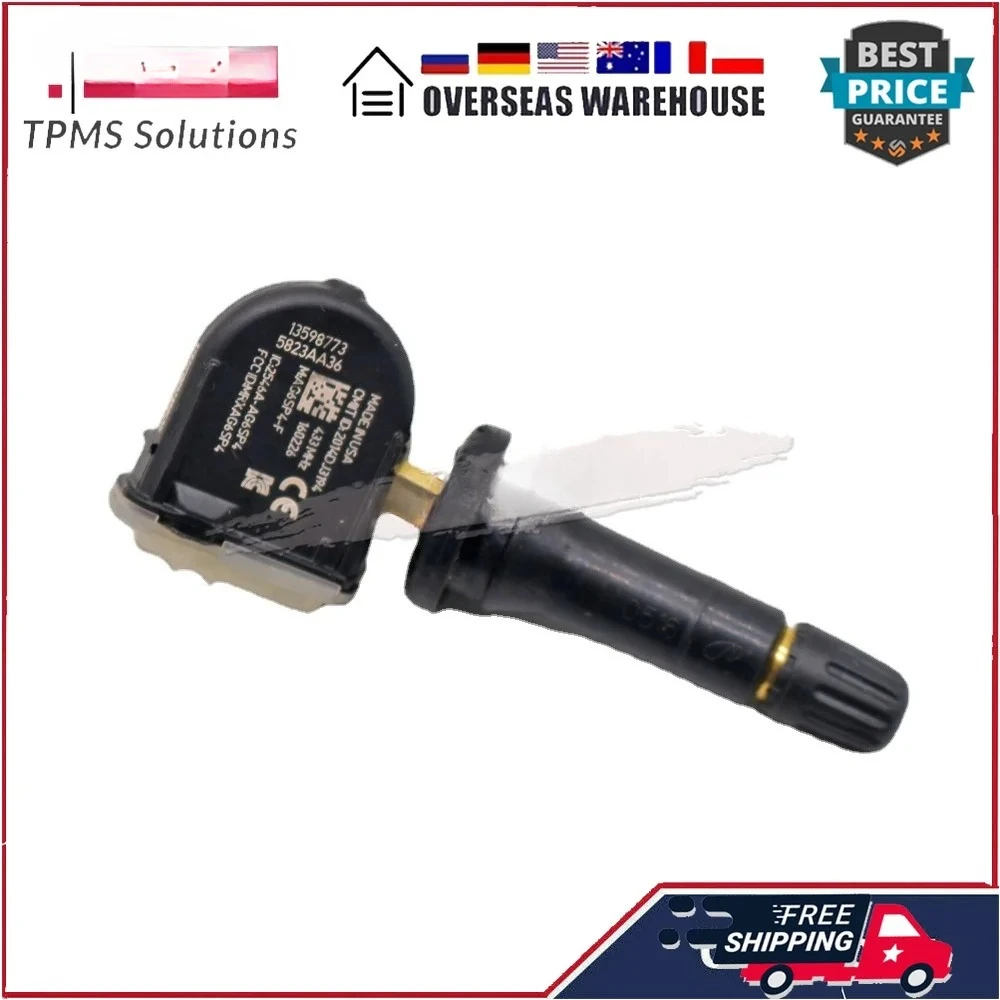 لبويك لاكروس ريجال كاديلاك CT6 شيفروليه كامارو كروز ماليبو فولت 433 ميجا هرتز مستشعر تساوي ضغط الإطارات الاستشعار 13598773 #5