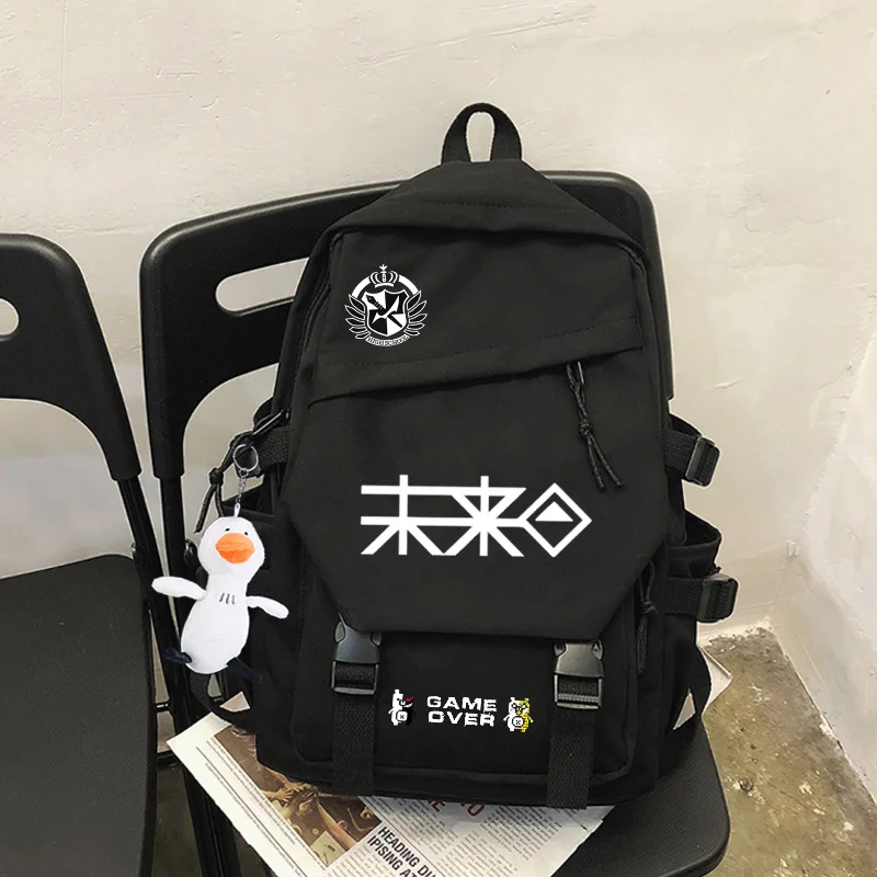 Anime Danganronpa Monokuma Backpack Casual Women Men Backpack Teenage Girl Boys School Bag Bagpack Travel Bags Mochilas