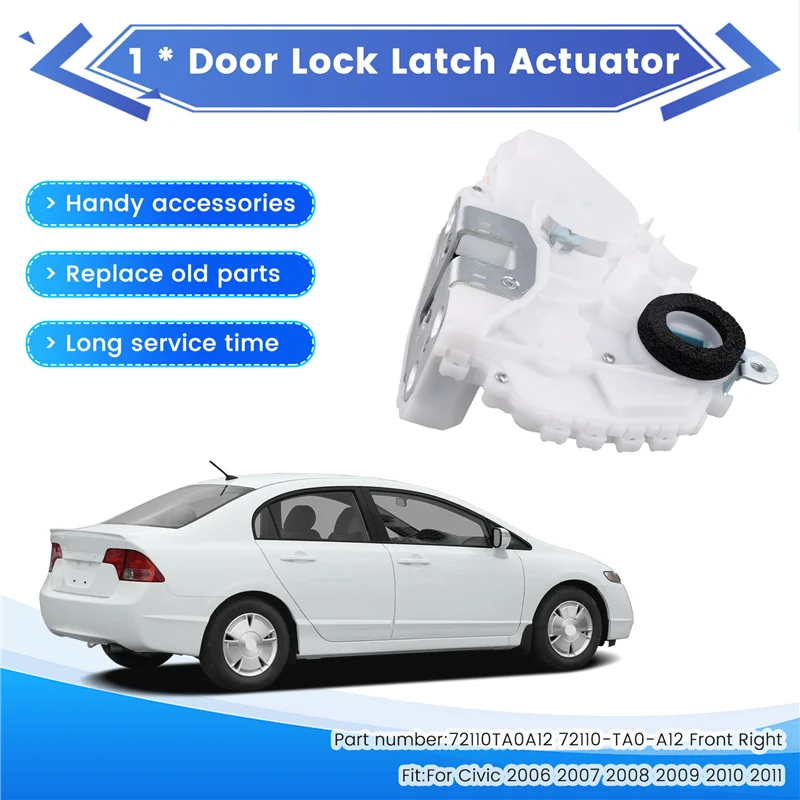 

A30P-Door Lock Latch Actuator For Honda Civic 2006-2011 Car Central Control Lock