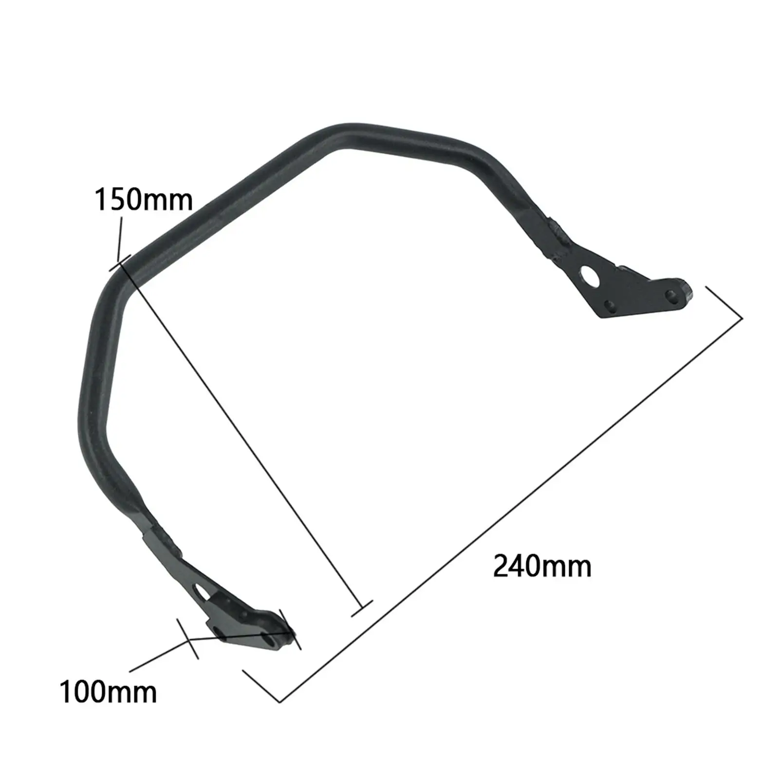 Handlebar bracket for cell phone navigation for BMW R1250GS ADV