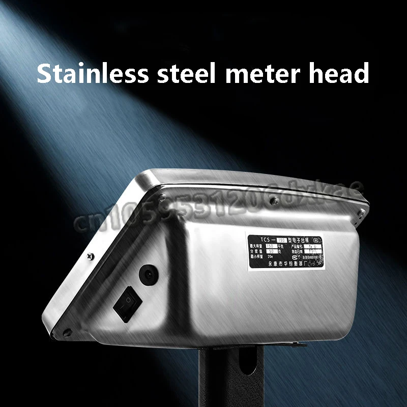 Commercial Bench Scale Stainless Steel 150kg Electronic Scale 100kg Scale Folding Scale Stainless Steel Material Waterproof