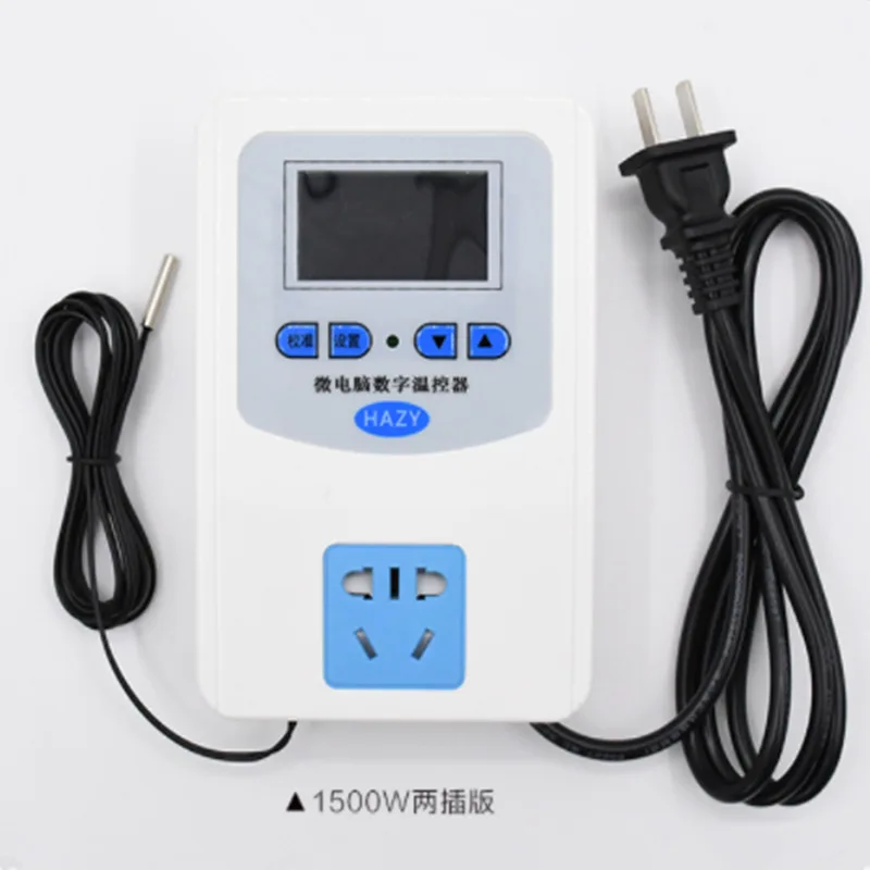XH-W2404 digital thermostat pet heating lamp incubator universal high LCD digital display 0.1 degrees
