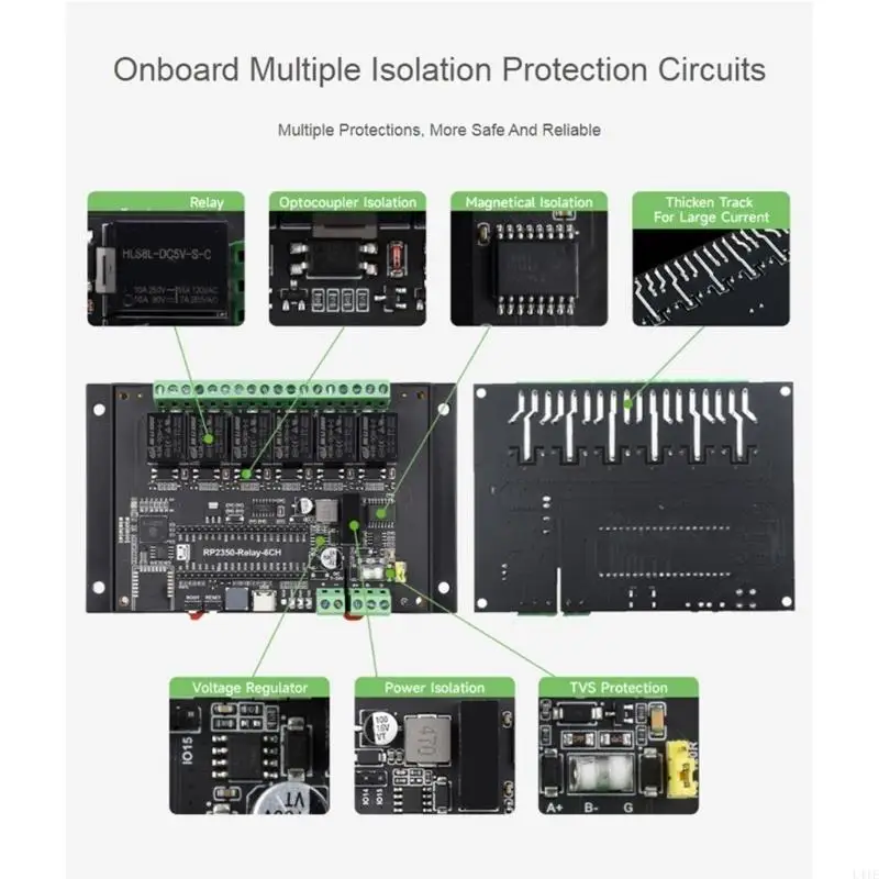

L41E Industrial Relays Module for RS485 Interfaces Mount ABS Housing