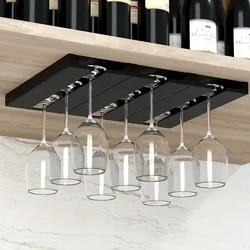 Under Cabinet Wine Glass Holder Multifunctional Stemware Rack for Kitchen Bar Storage Kitchen Storage Cabinet Storage Rack