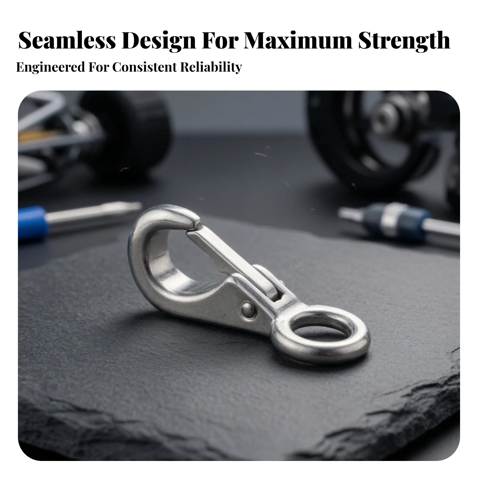Directional Snap Hook Corrosion-Resistant Snap Hook Metal Clip Compact Clasp Durable for Outdoor, Pet Leashes