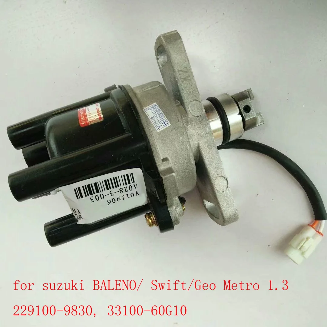 Ignition Distributor Assy for suzuki BALENO/ Swift/Geo Metro 1.3 229100-9830, 33100-60G10
