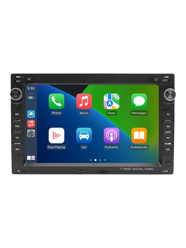 GEARELEC 2 Din Autoradio Android 14 Carplay Voor VW PASSAT B5 MK4 MK5 SHARAN Bora Jetta T5 Polo Auto multimedia speler GPS WIFI FM - afbeelding 2