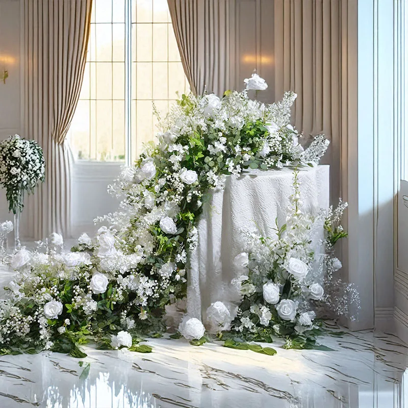 

Искусственная орхидея-колокольчик 2 м, искусственное зеленое растение, декор для свадьбы, украшение для конференц-стола, шелковый цветок