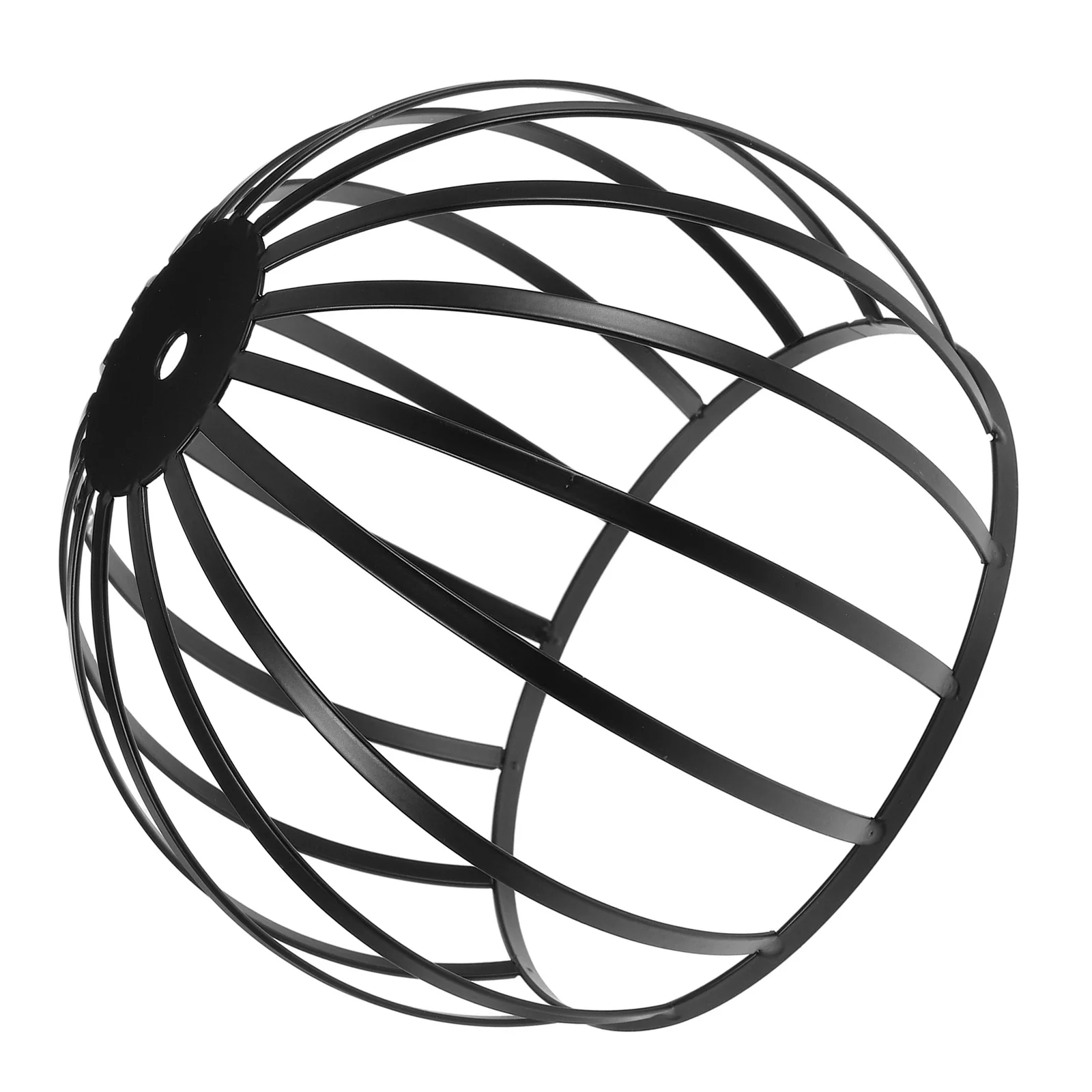 

E27 Iron Lampshade Pumpkin Shape 10mm Hole Hanging Light Cover Vintage Metal Cage for Home Decor Living Room Bedroom Dining