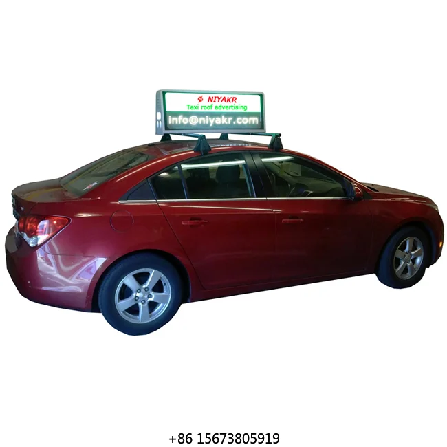P5 Taxi Top Rooftop Led Display Display Screen Digital Transparent Car P2.5 Led Screen