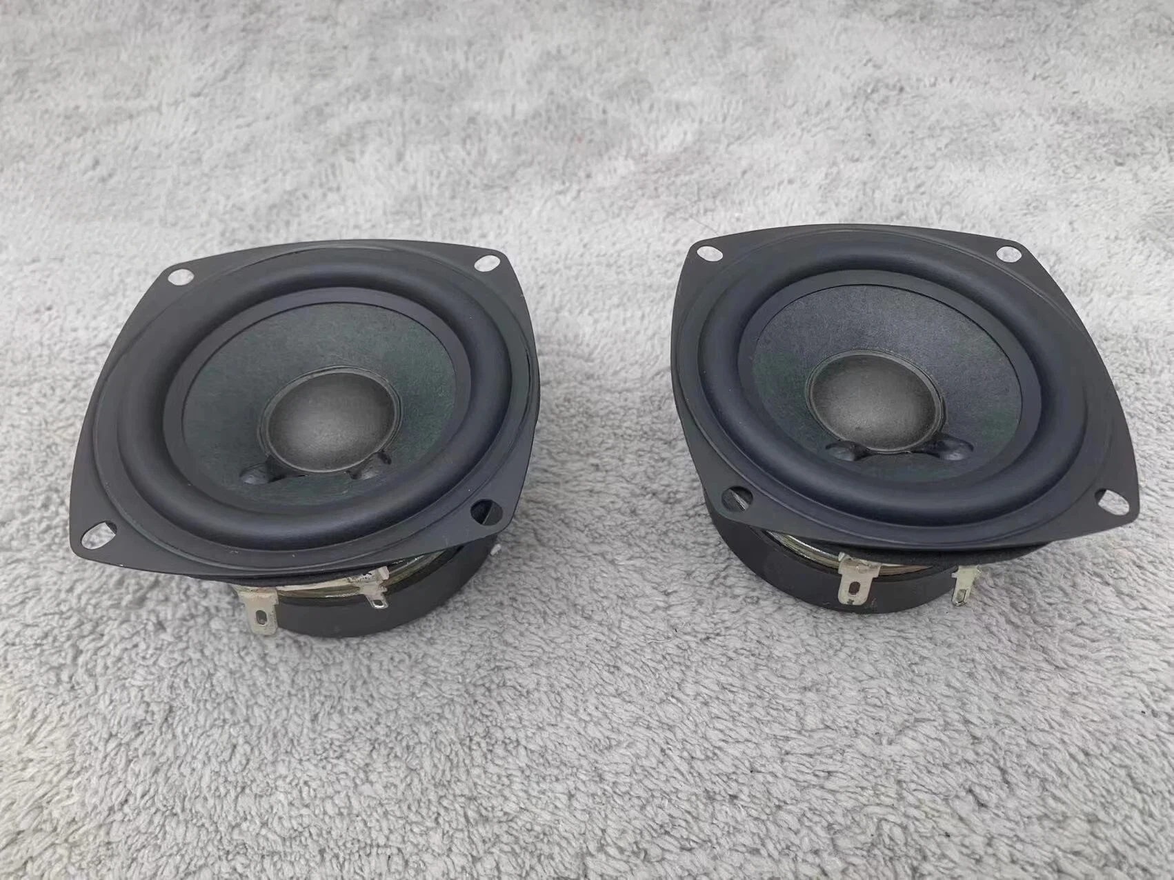Alto-falante GHXAMP Bass-Boost de 3 "78 mm de alcance completo (4Ω, cone de papel, grande surround de borracha) - Projeto DIY pronto 2 peças