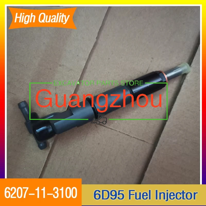 

For PC200-5 PC200-6 6D95 6207-11-3100 6207113100 Higher Quality Diesel Engine Fuel Injector Nozzle Excavator Accessories New