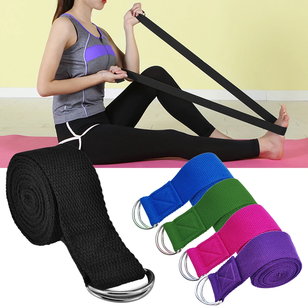 

1PC Yoga Strap Stretching Band Adjustable Resistance Belt For Yoga Pilates Fitness Daily Stretching Home Workout Accessories