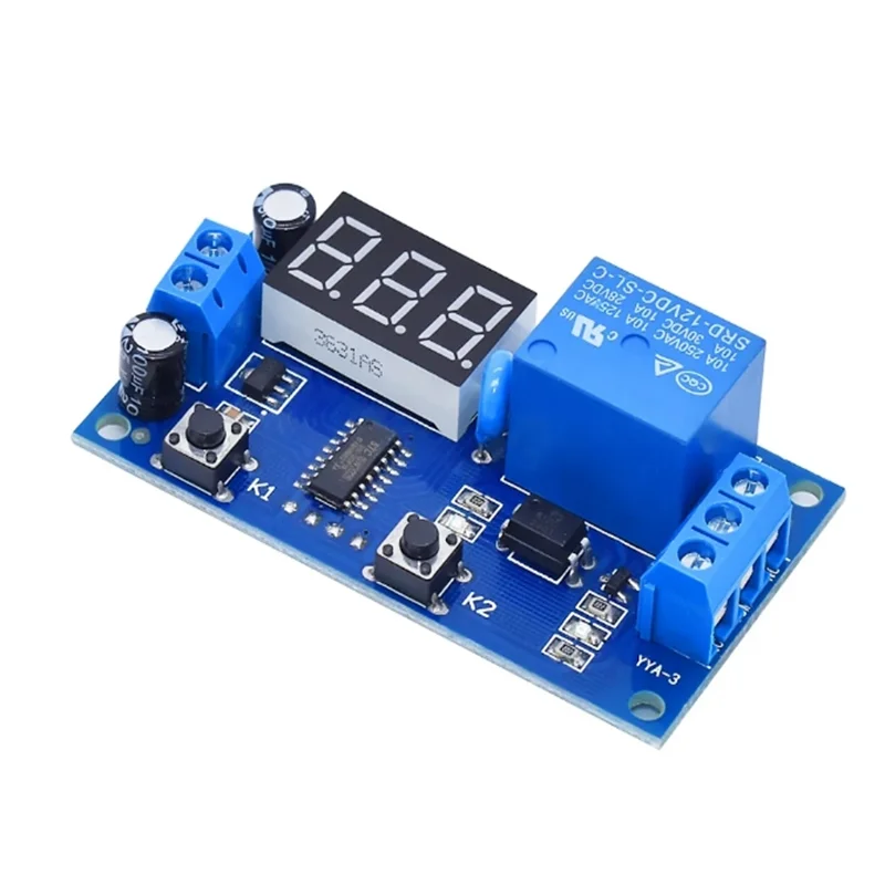 Display Digital Delay Relay, Delay Tempo, Multi-função Módulo, Infinito Loop Contagem Regressiva, Switch Controle, Módulo Temporizador, DC 12V