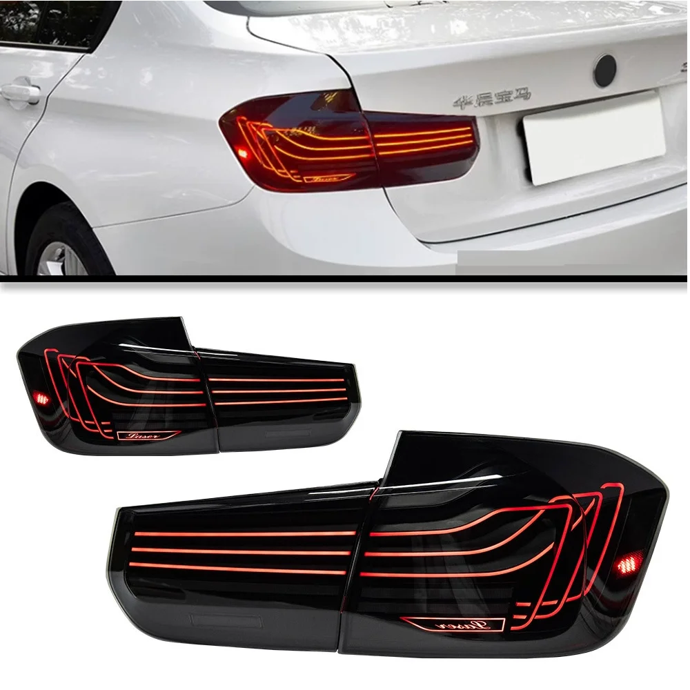 for BMW 3series F30,F35,F80 models modifying with laser lines on the rear lights, RGB LEDlight