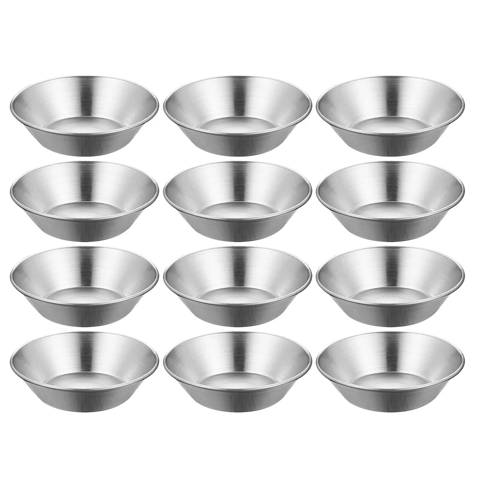 

12pc Egg Tart Mold Non‑Stick Pastry Baking Mold Egg Tart Mold Set Metal Dessert Making Tool For Diy Oven Cake Baking Accessories