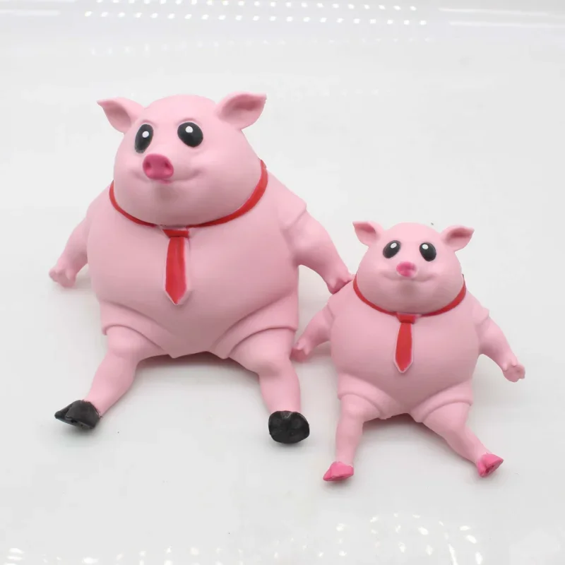 Cute Squeeze Pig Toy Stress Relief Kawaii Decompression Soft Sensory Slow Rebound Pink Animals Vent Toys for Girl Boy Decor