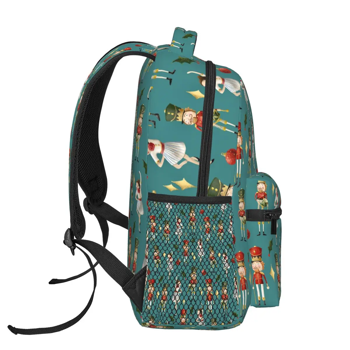 Mochilas navideñas de Cascanueces, estrellas, bailarina, violín, mochila para niños y niñas, mochilas escolares para estudiantes, mochila de viaje, bolso de hombro