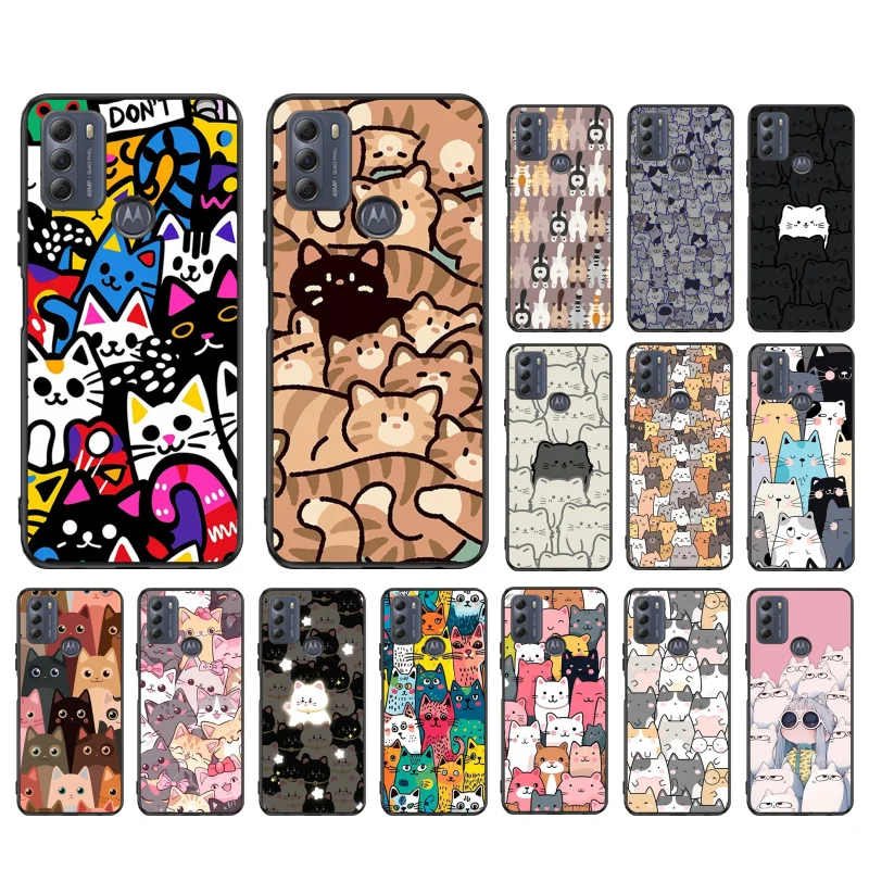 

Cats Aesthetic Phone Case For Motorola G84 G22 G32 G34 G52 G10 G20 G30 G60 G60S G13 G50 G54 G62 G53 G72 G85 G24 Power