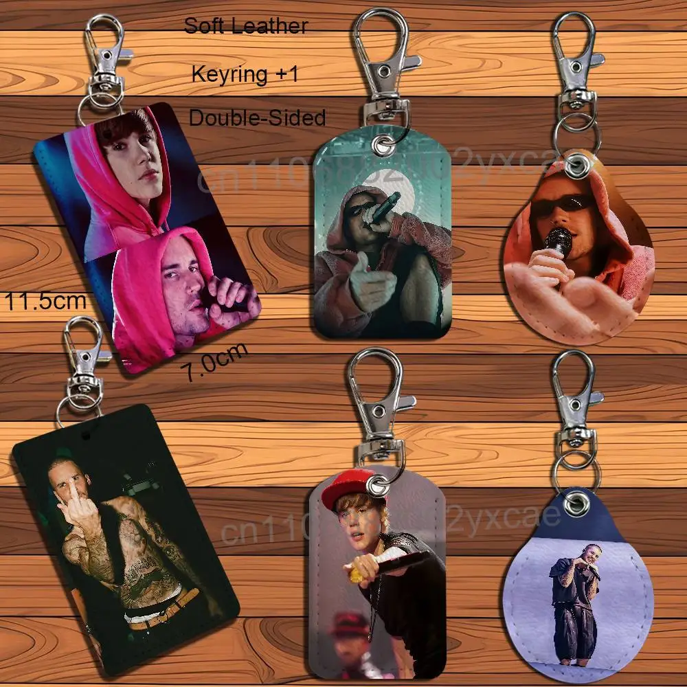 

Beauty and a Beat Baby Justin Bieber Cartoon Singer Anime Card Keychain Fashion Pendant Bag ID Door Case Bus Card Cute Adult