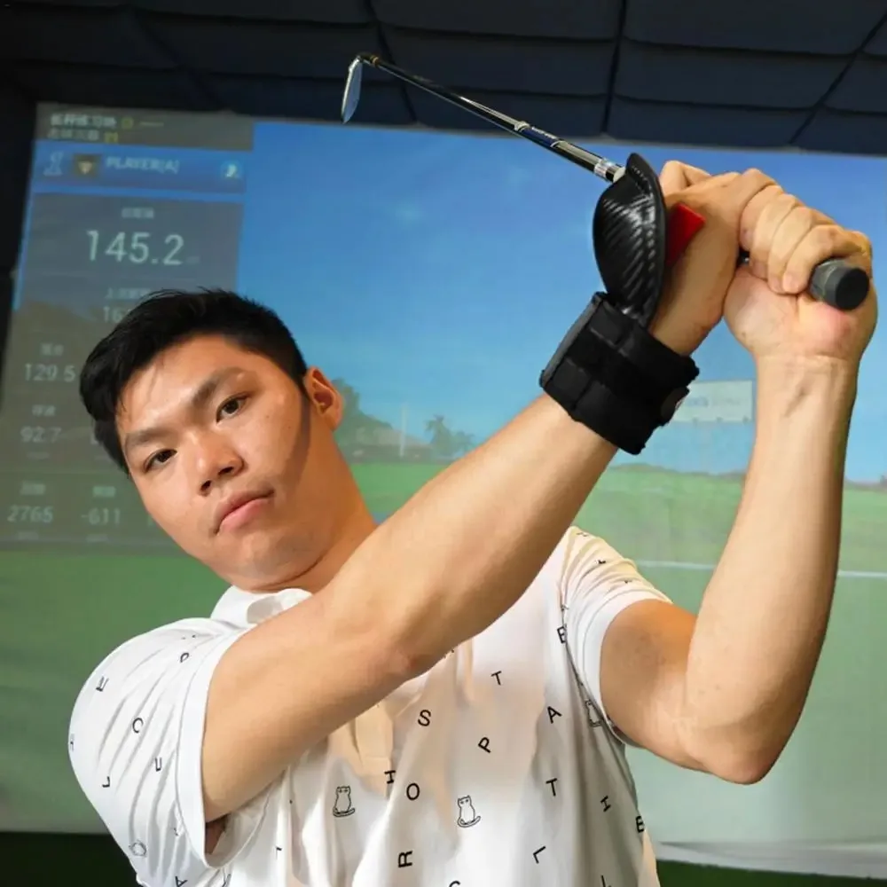 Golf Wrist Brace Wrist Swing Aid Golf Swing Practice Tool For Posture Correction Efficient Adjustable Wrist Strap For Beginners