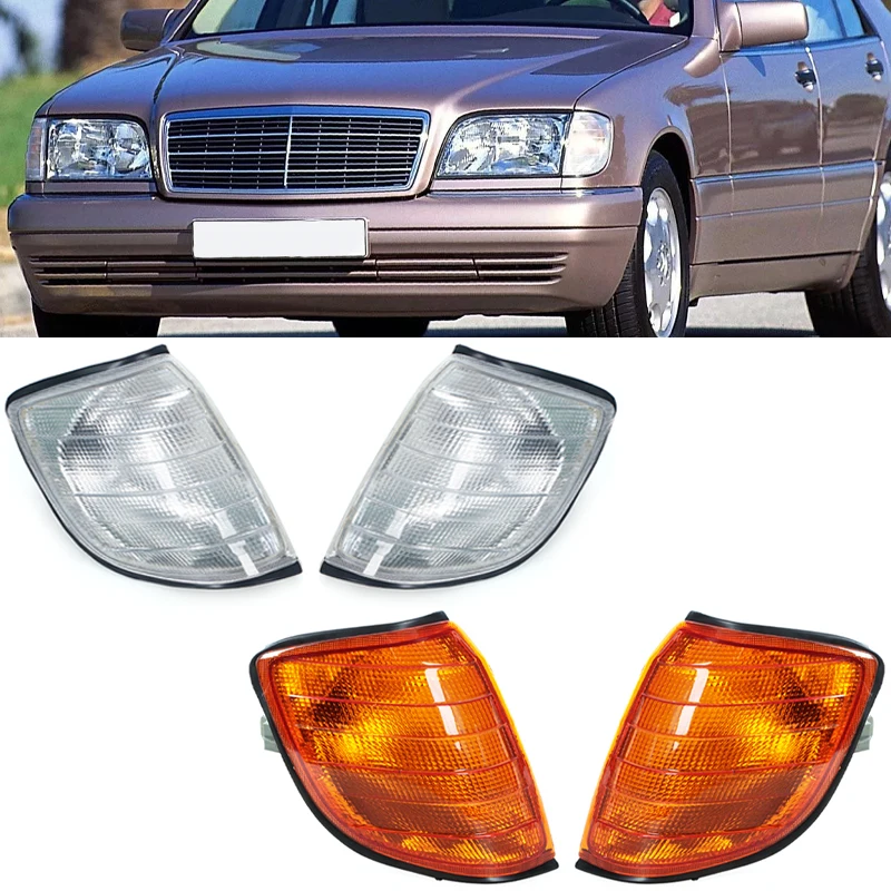 

Corner Light For Mercedes W140 S-Class S320 S420 S500 S600 1991-1998 1408207461 1408207361 Turn Signal Light Yellow White