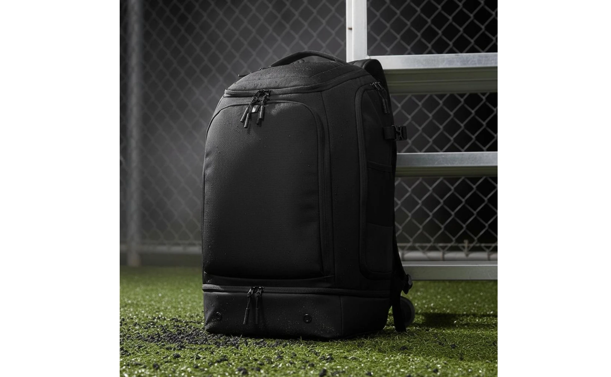 Baseball Equipment Backpack Custom Embroidery Softball Equipment Backpack Bat Sleeve Pack Vented Storage Wet Dry Separation