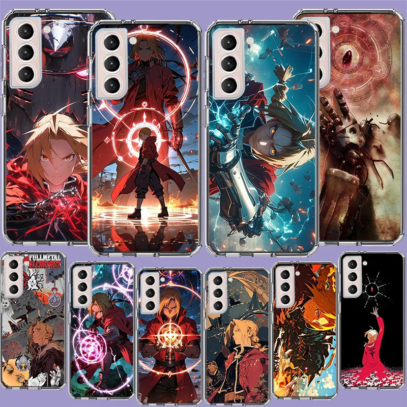 Anime F-Fullmetal A-Alchemist_ Brotherhood Phone Case for Samsung A17 A37 A57 A07 A16 A26 A36 A56 A15 A35 A55 A06 A52S A04S A14