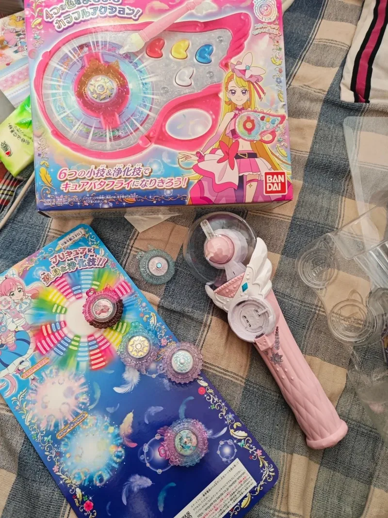 Op voorraad Bandai Pretty Cure Precure Sky Mirage Rod Transformation Magic Stick Action Figure Collection Decoraties Model Geschenken