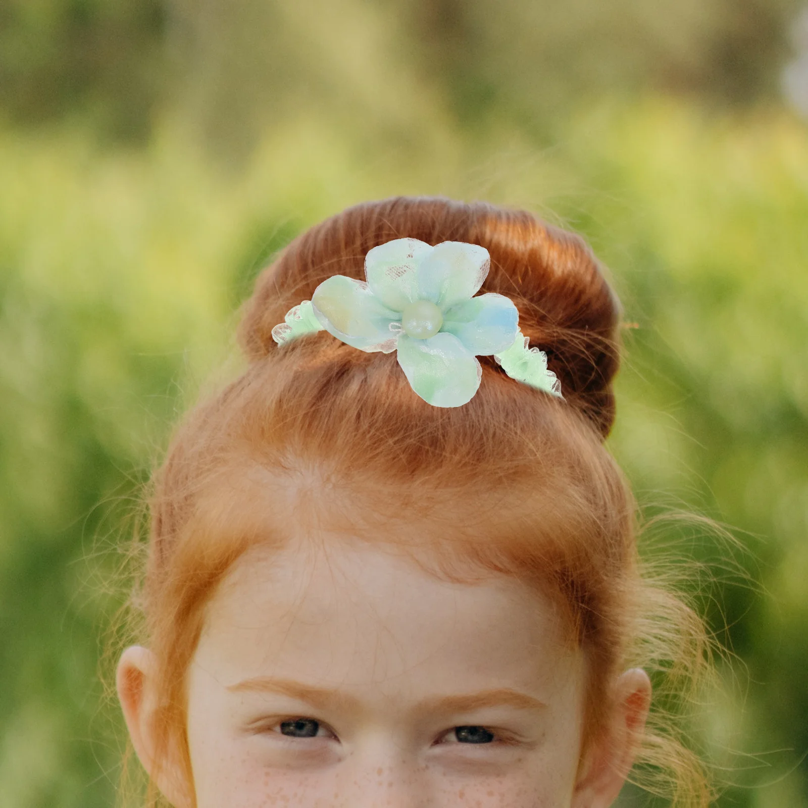 

5 Pcs Hair Circle Accessories Elastic Bands Cute Ponytail Holders Girls Ties Toddler Scrunchies Hair Bows Ropes Student Children