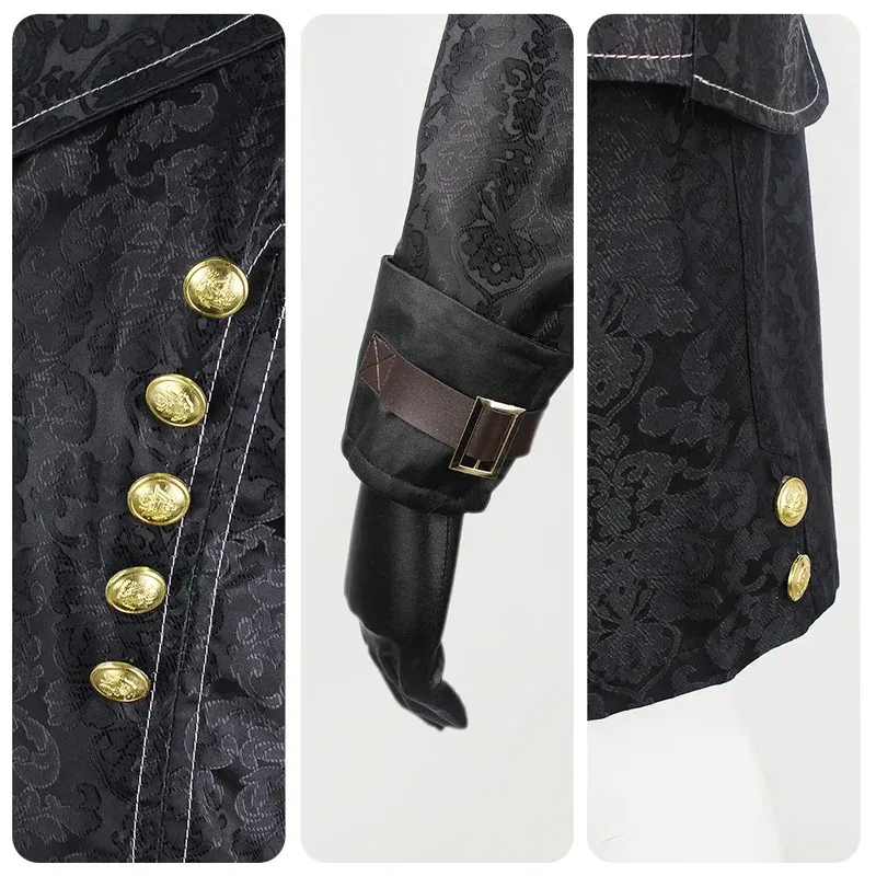 LQGame 9S Cosplay Cotsume YoRHa No. 9 Type S Uniform Jacket Pants Eyemask Gloves Wig for Halloween Comic Con