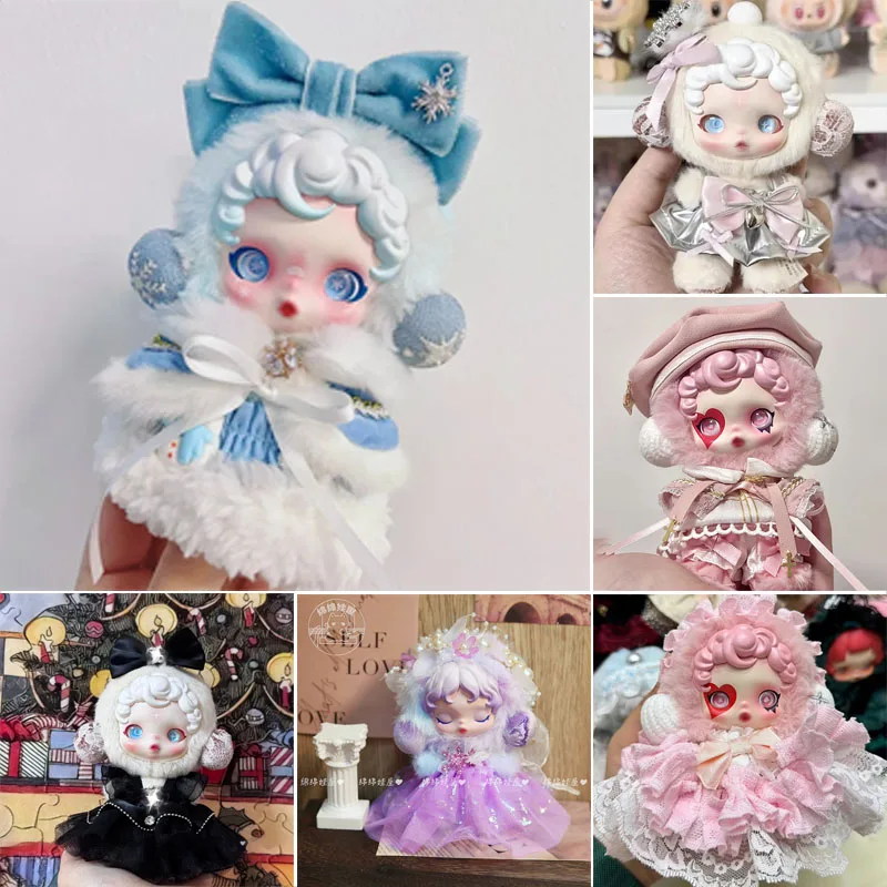

NEW 10cm Doll Clothes For Skullpanda L' Impressionism Dress Cute Sp Princess Style Skirt Set With Gorgeous Headwear Accessories