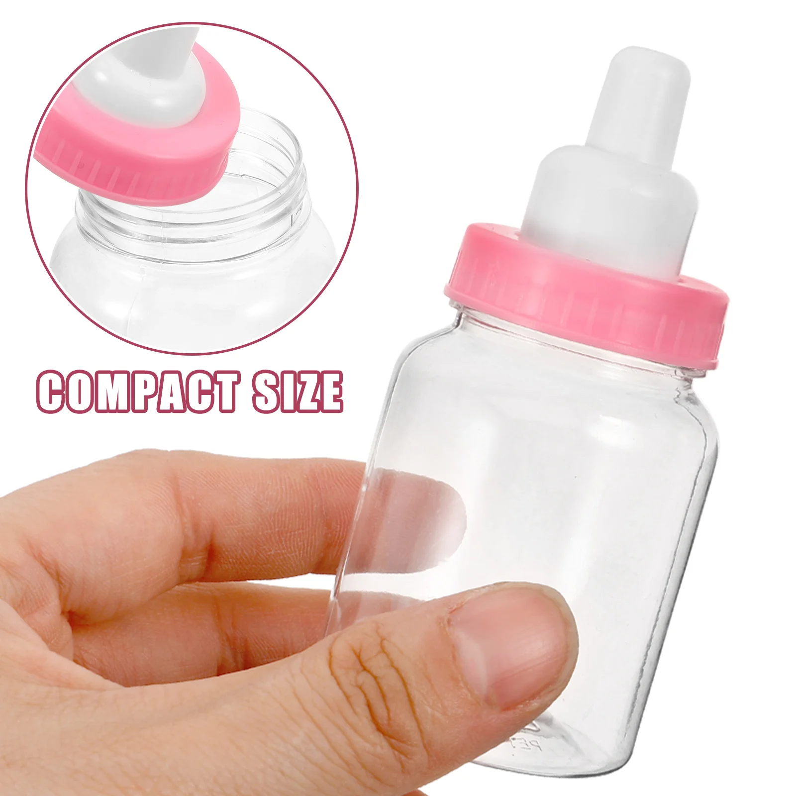 12 Pcs Small Feeding Bottle Design Bath Event Decorations Cute Baby Bottles Unique Gift Boxes