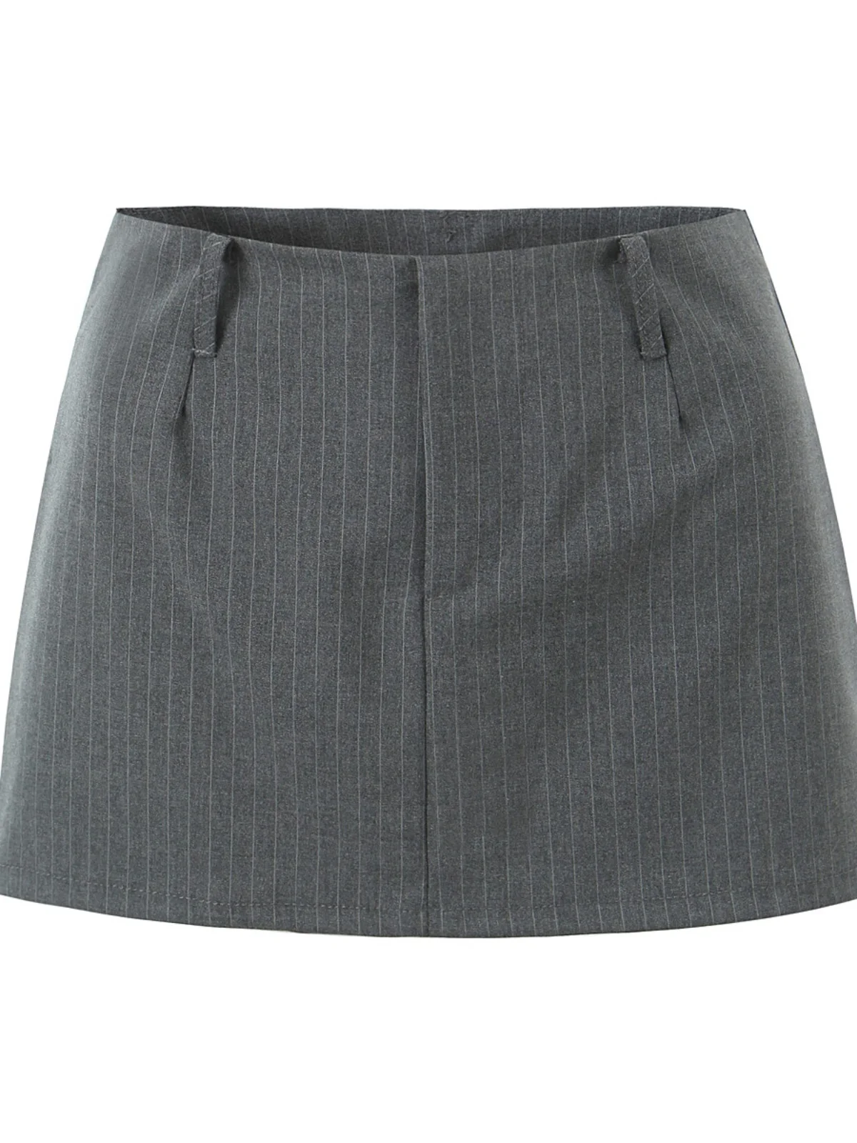 

American Retro Striped Suit Skirt Women's Summer Anti-Light Inner A-Line Skirt Low Waist ort Skirt Fem Street Sle