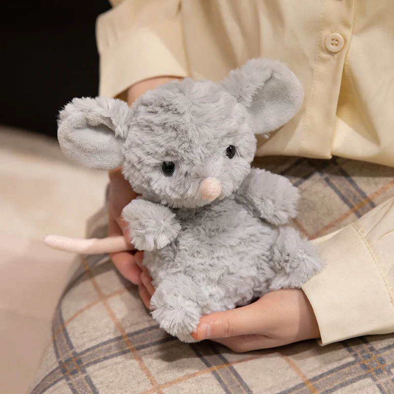 1Pc Kawaii Mini Mouse Plush Toys Stuffed Soft Animal Mouse Pillow Cute Simulation Rat Dolls for Birthday Christmas Gift