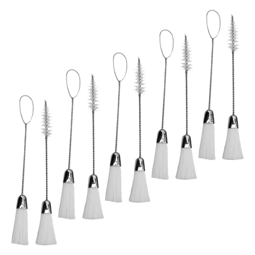 10Pcs High-Efficiency Cleaning Brush Set Extended Reach Soft Bristles for Sewing Machine Keyboard Tiny Gaps Home Office Cleaning