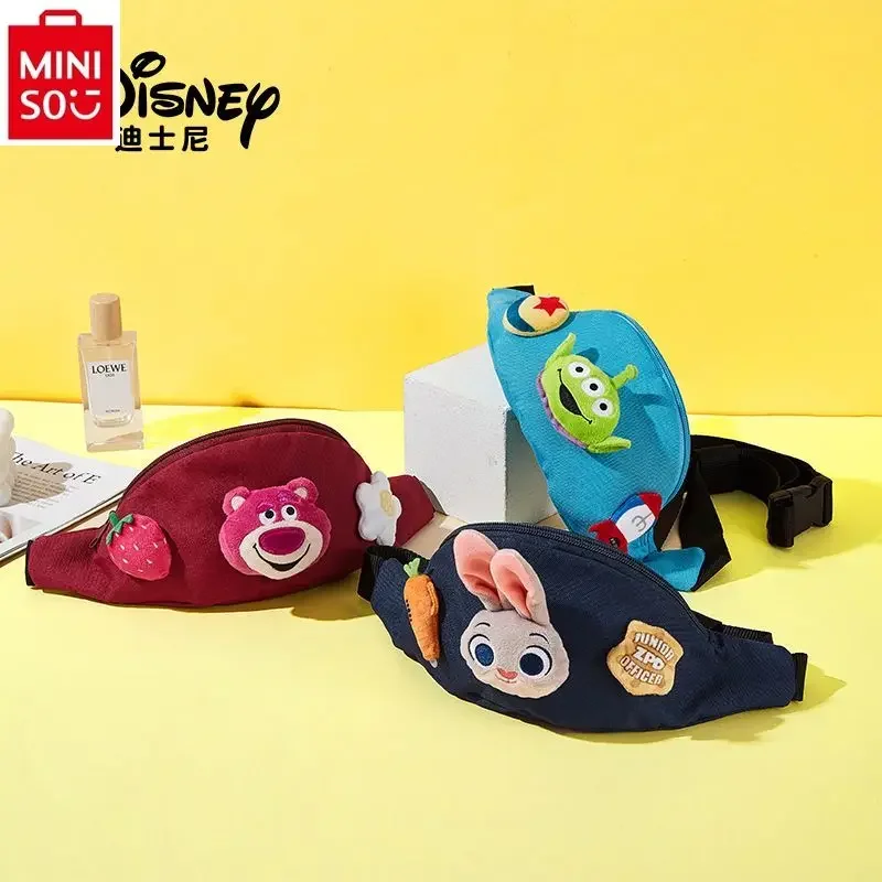 

MINISO Disney Judy Rabbit Student Waist Bag Cute Cartoon Personalized Multi functional Storage Diagonal Cross Phone Bag