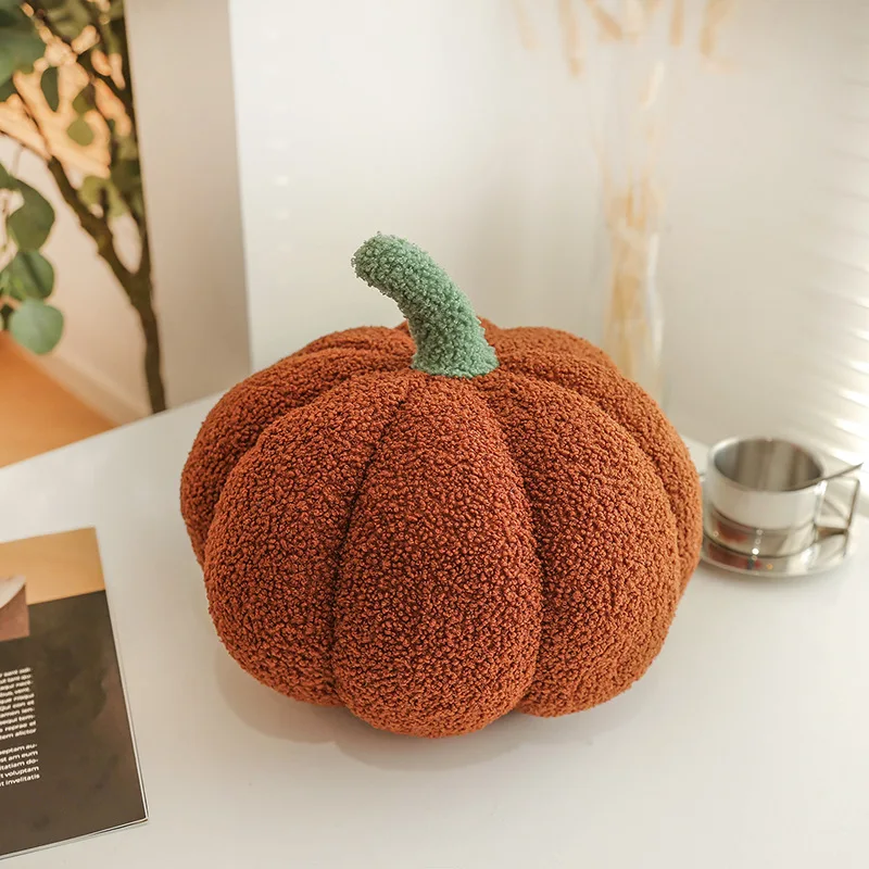 Pumpkin Pillow Plush Toys Fruit and Vegetables Stuffed Dolls for Halloween