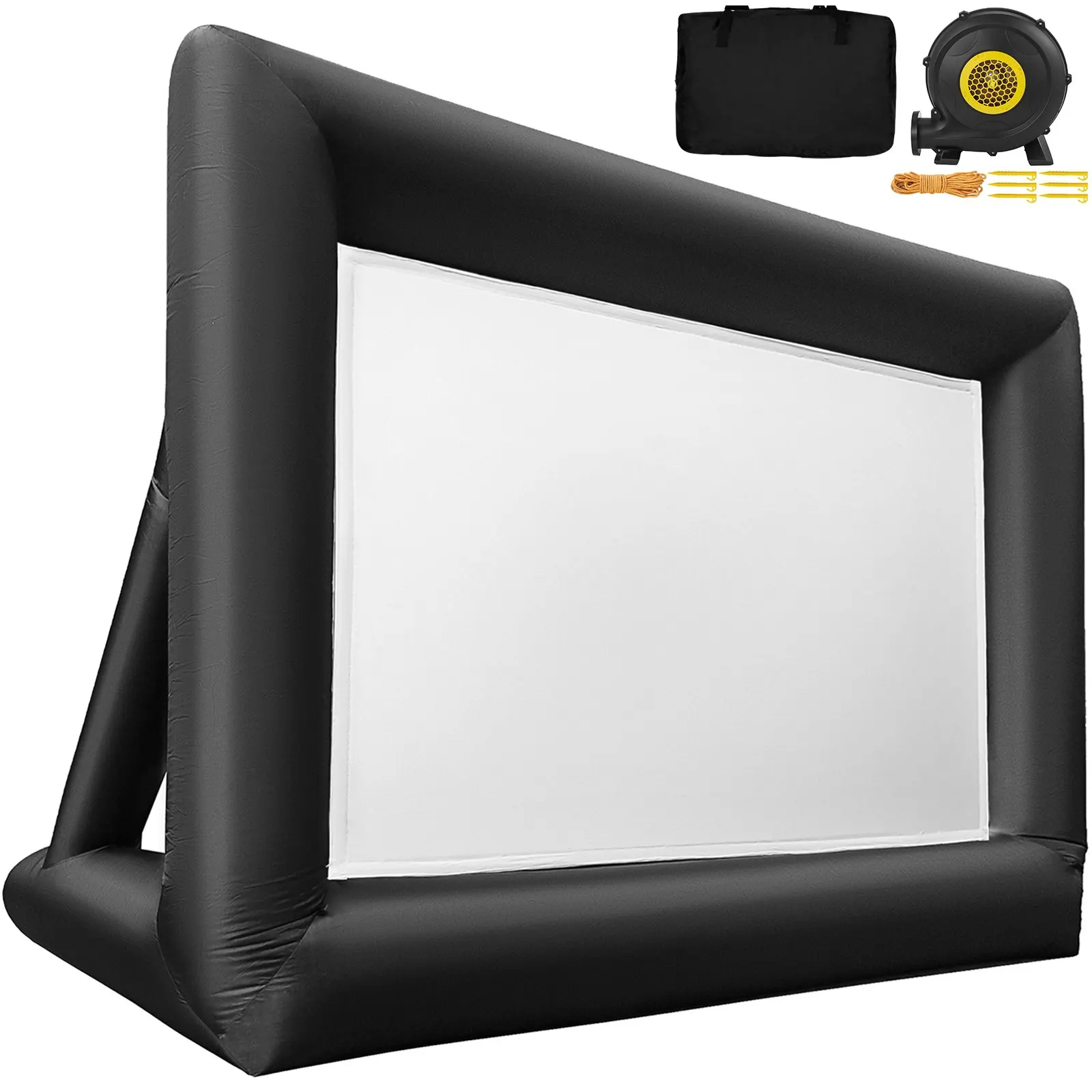 

16 Feet Portable Huge Inflatable Film Screen Air Blower Included Service Equipment