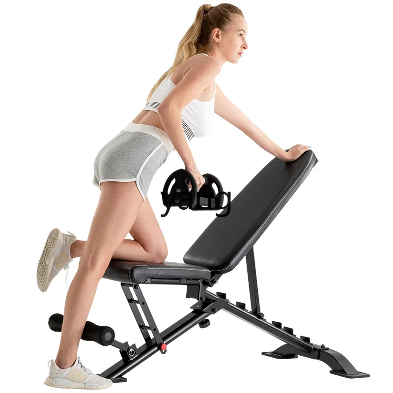 LTT Foldable Fitness Chair Home Bench Push Bird Training Stool Fitness