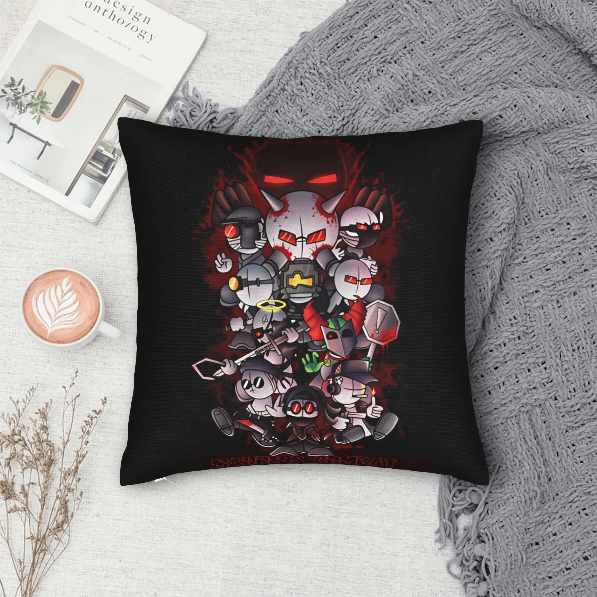MADNESS COMBAT Pillow Cover  Custom Cushion Cover Novelty Pillow Case For Office Car Home Decor