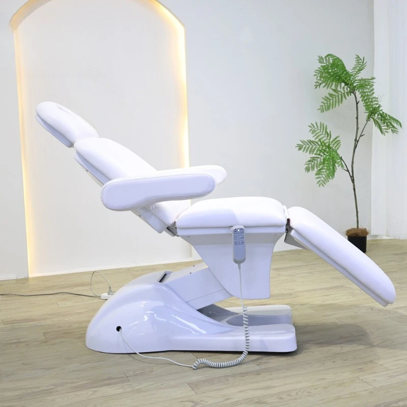 

Роскошное косметологическое кресло для салона красоты и наращивания ресниц, 3-моторный электрический массажный стол-кровать для спа-процедур