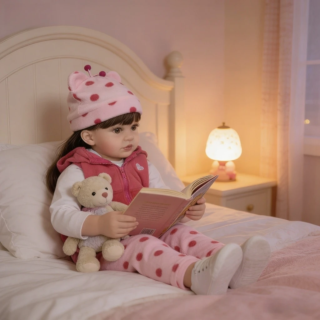 ตุ๊กตาเด็กเกิดใหม่ขนาด 24 นิ้ว น่ารักเหมือนจริง ตัวทำจากผ้าเนื้อนุ่ม ขนาดใหญ่ พร้อมวิกผม ของเล่นสำหรับเด็ก - รวมเสื้อผ้าและตุ๊กตาขนนุ่ม