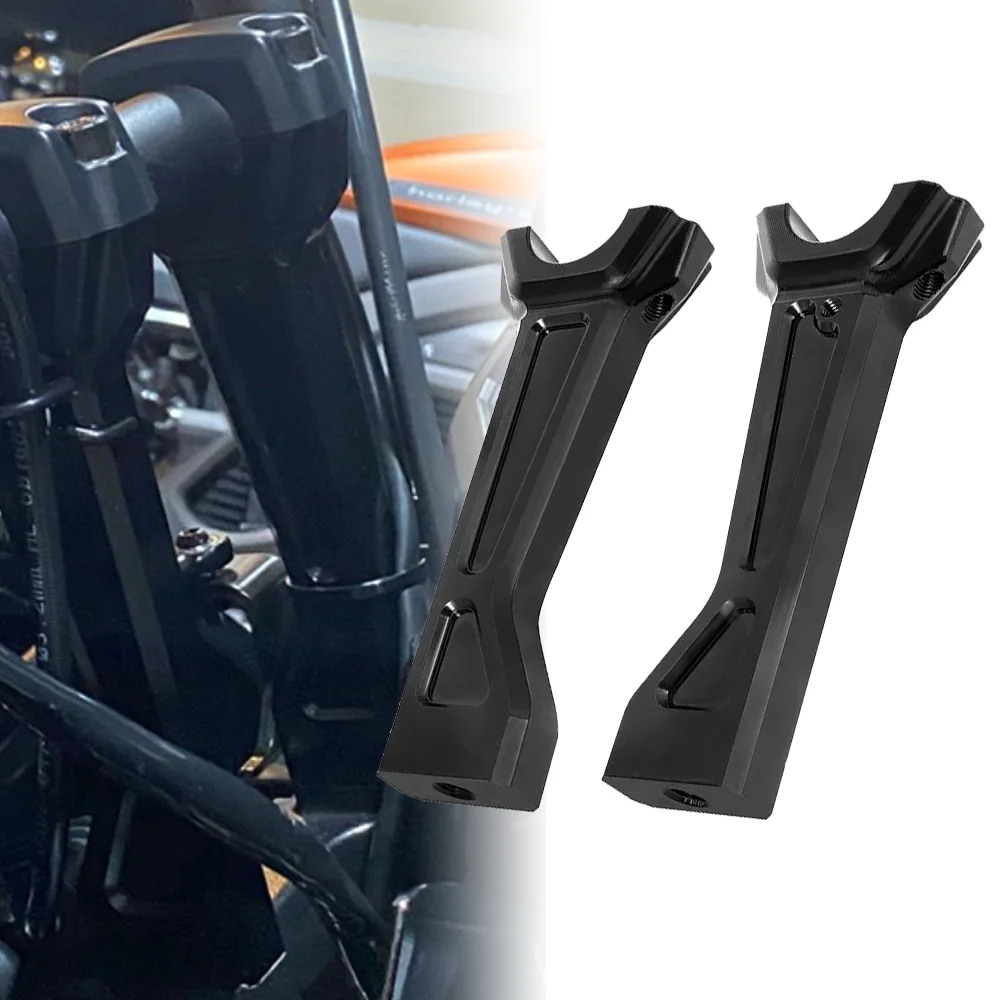 

6.3" Motorcycle Pullback Handlebar Retreat Bar Riser Clamp Kit For Harley PA1250 RA1250S Sportster S 1250 2021 2022 2023