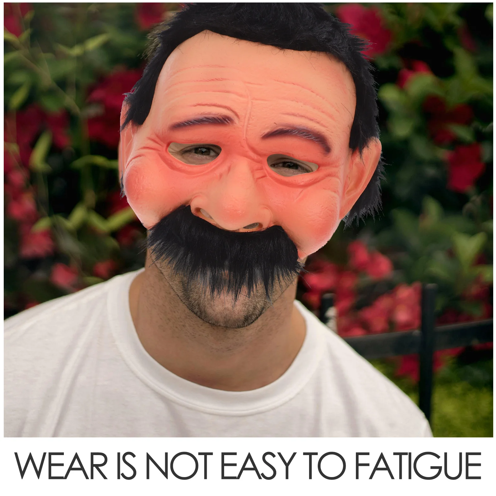 Oude Man Gezichtsmasker Realistisch Half Latex Ouderenkostuum voor Halloween Carnaval Cosplay Maskerade Party Rollenspel Accessoire