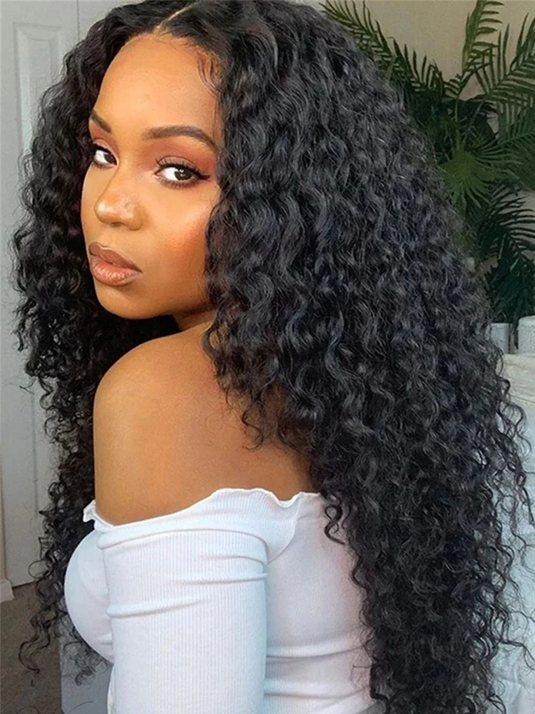 YuYongtai Brazilian Kinky Curl Lace Front Wigs Human Hair Curly Wig For Black Women All For 1 Real And Free Shipping From China